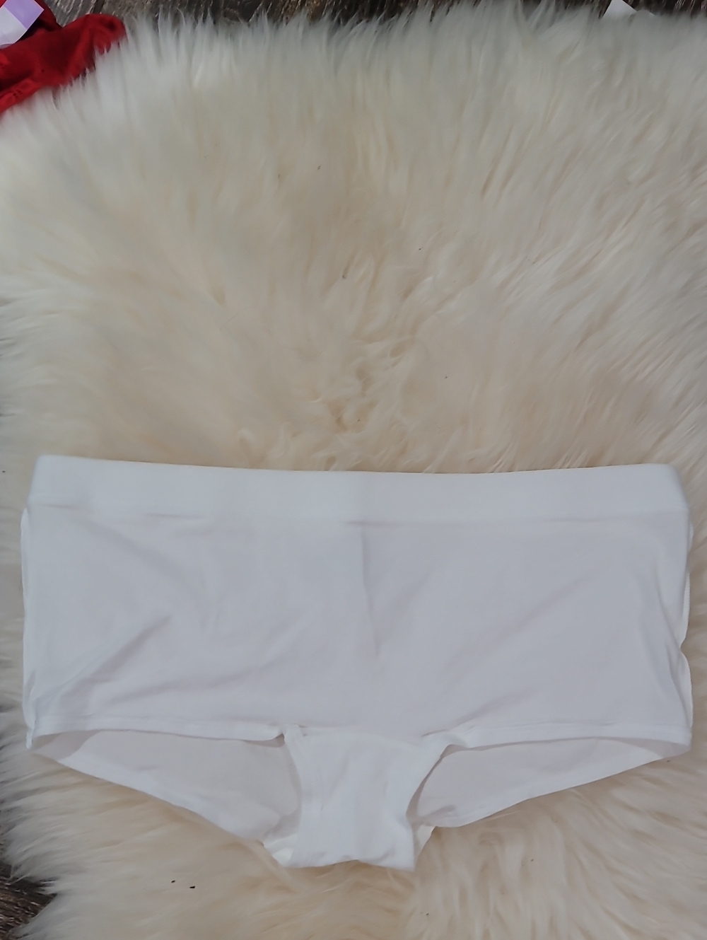 Victoria's Secret White Seamless Bike Shorts
